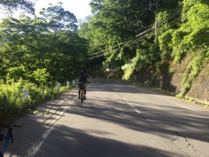 ロードバイクで高山村山田温泉サイクリング