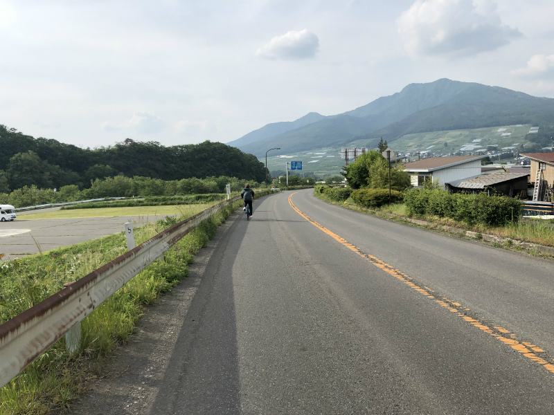 自転車デート帰り道夜間瀬橋近く